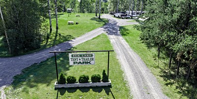 Tent & Trailer Park Entrance